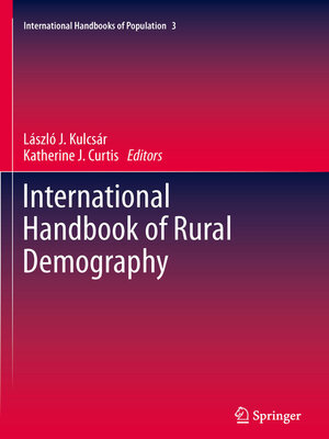 cover image of International Handbook of Rural Demography
